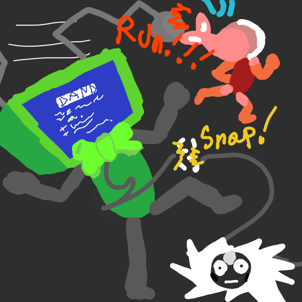 Drawing in tee vee by SuperIced3