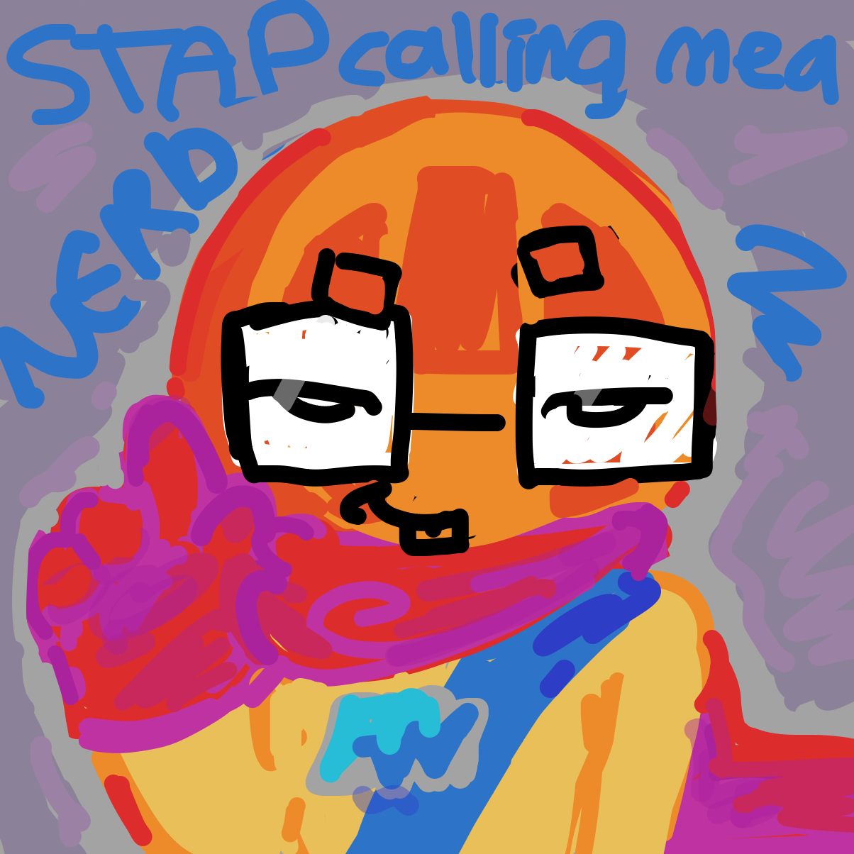 Drawing in NERD alert by zim