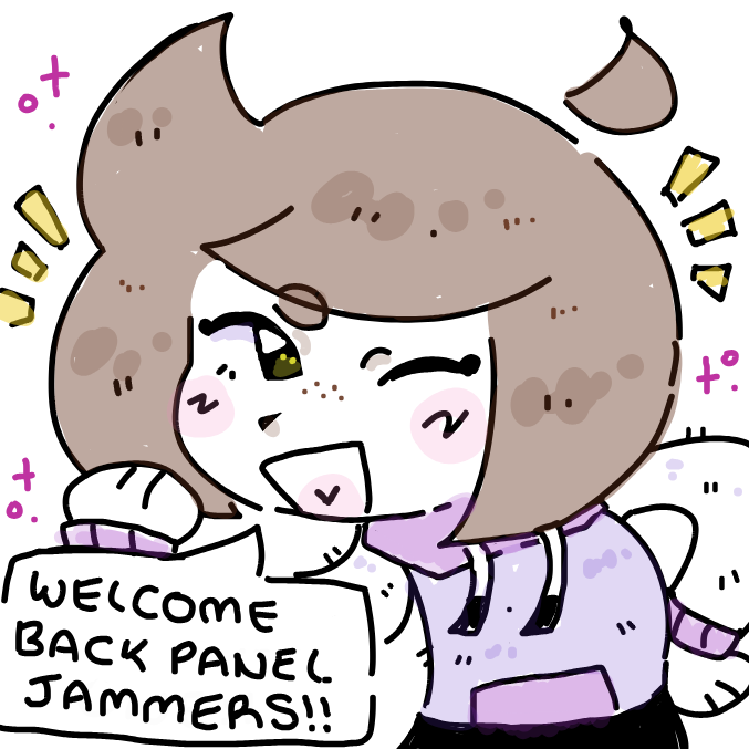 nice to see all of you again! draw your sona saying hi or a few words! :) - Online Drawing Game Comic Strip Panel by Umanix