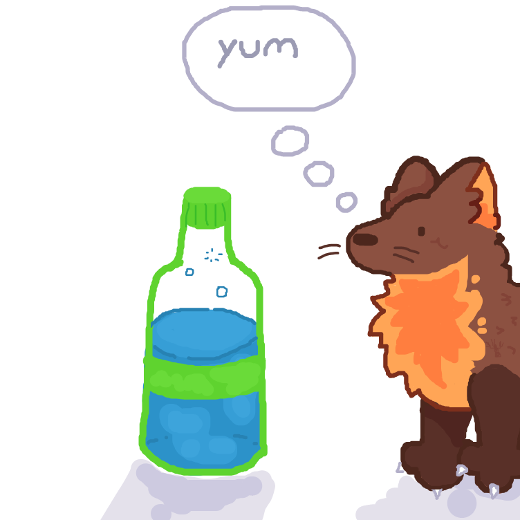 Drawing in kids game bottle by silliestlobster