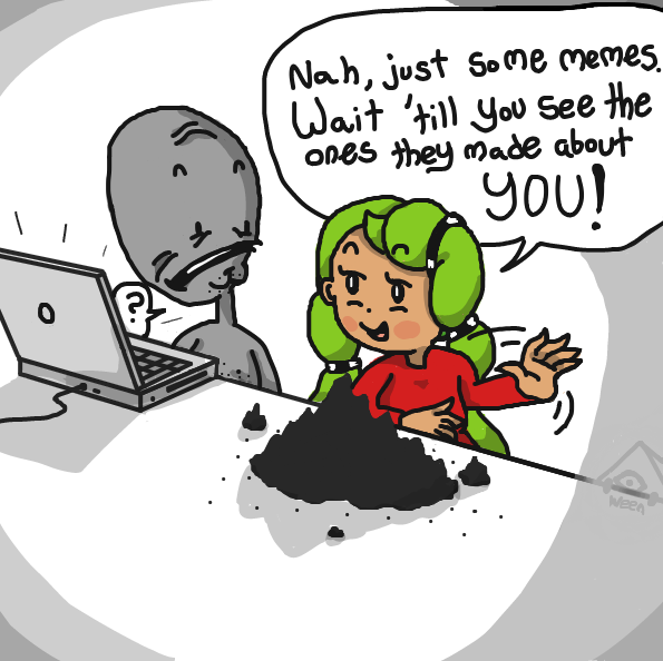  - Online Drawing Game Comic Strip Panel by xavvypls