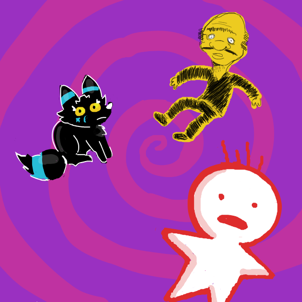 Drawing in DEATH TO PJ by 🔲