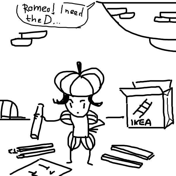 Drawing in romeo an julieit by The Real Peyocay