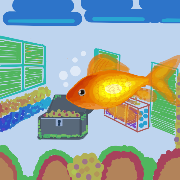 Drawing in Back here by 🔲