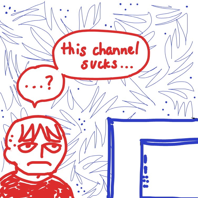 Drawing in Creepy TV Message 2 by nooz