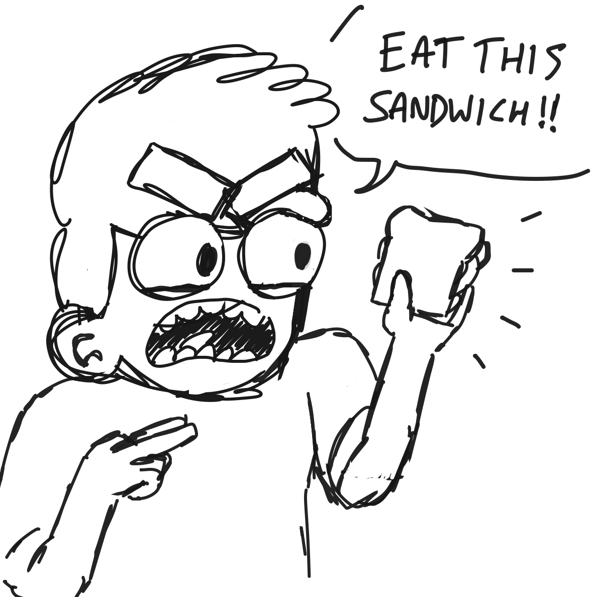  - Online Drawing Game Comic Strip Panel by ry