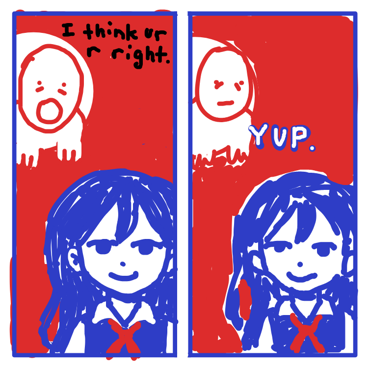 Drawing in DEATH TO PJ by nooz