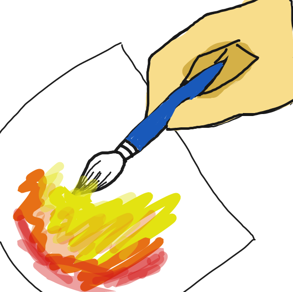 Drawing in Brush by VanishingFin