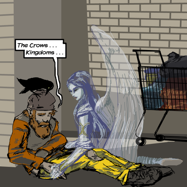 I never played this game, but I like angels. :D - Online Drawing Game Comic Strip Panel by DrawingYourMom