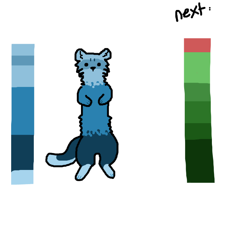 Drawing in create a character from the color block! by silliestlobster