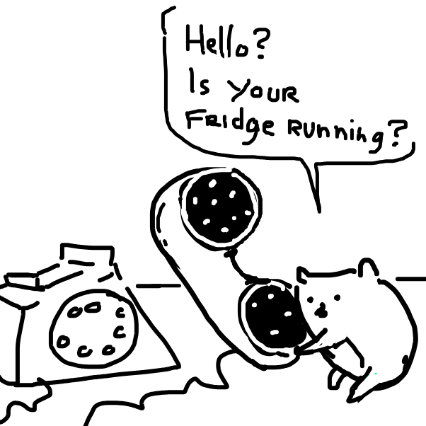 it's a hamster call - Online Drawing Game Comic Strip Panel by The Real Peyocay