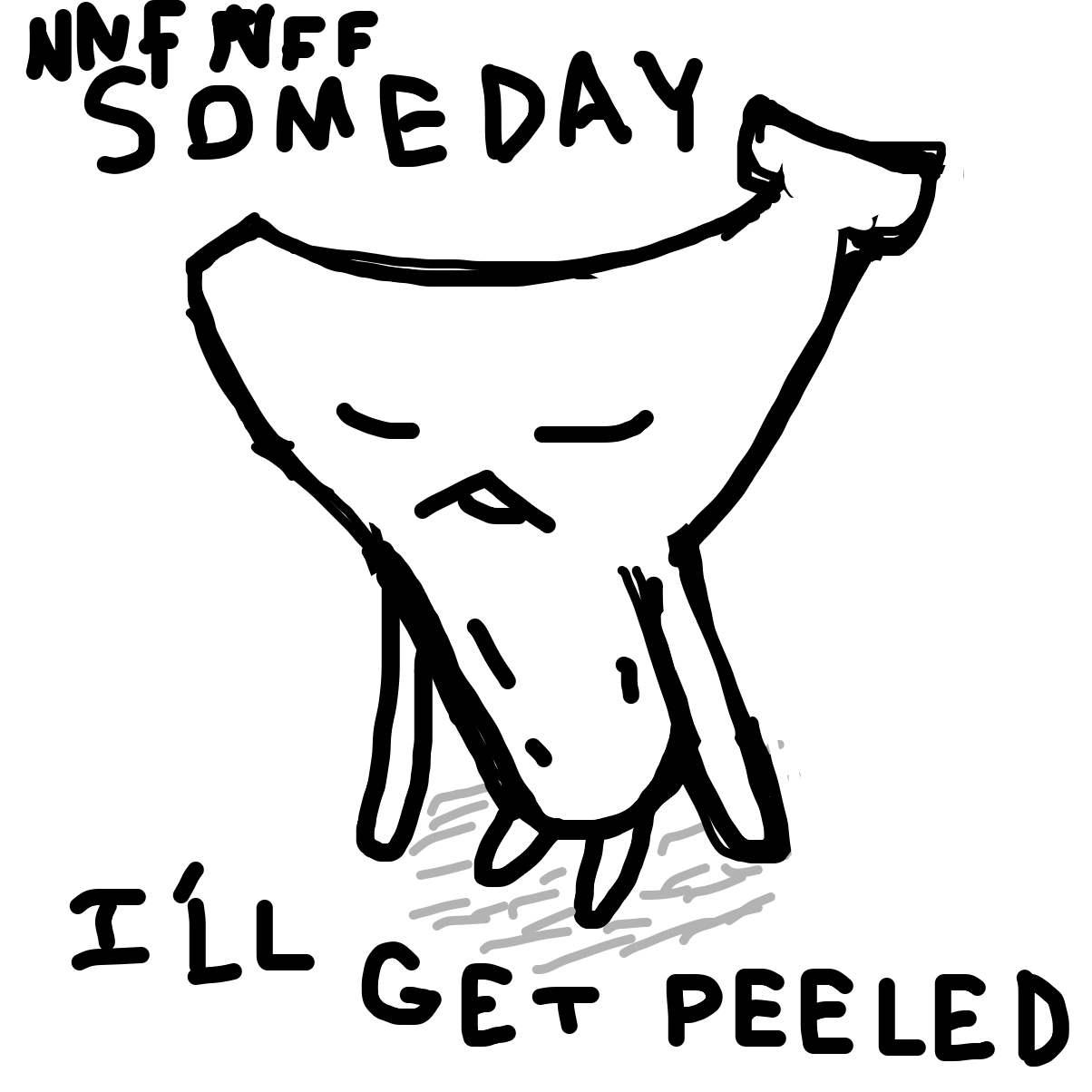 Drawing in Peely from Mushroom garden by Maho-tan