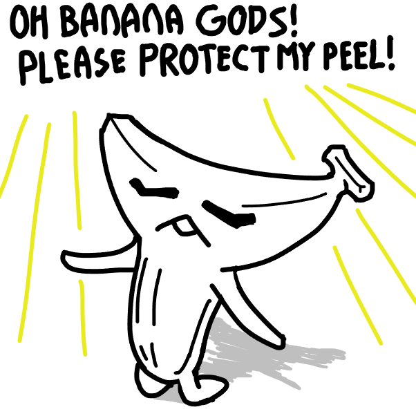 Drawing in Peely from Mushroom garden by SeanTrunks