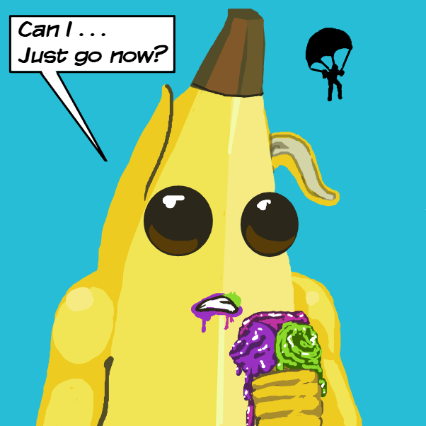 Drawing in Banana man by DrawingYourMom