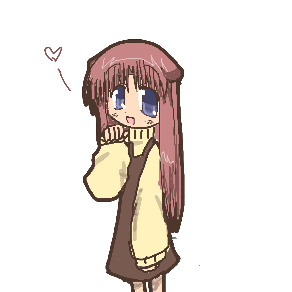 First panel in Draw My OC Chinami drawn in our free online drawing game