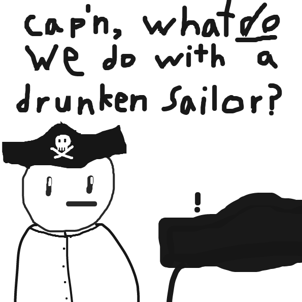 Drawing in Heard this weeks theme is pirates, eh? by Beepadoobop