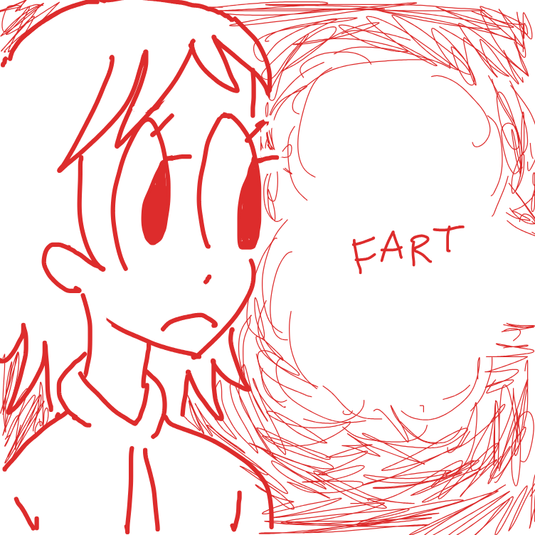 Drawing in DEATH TO PJ by nooz