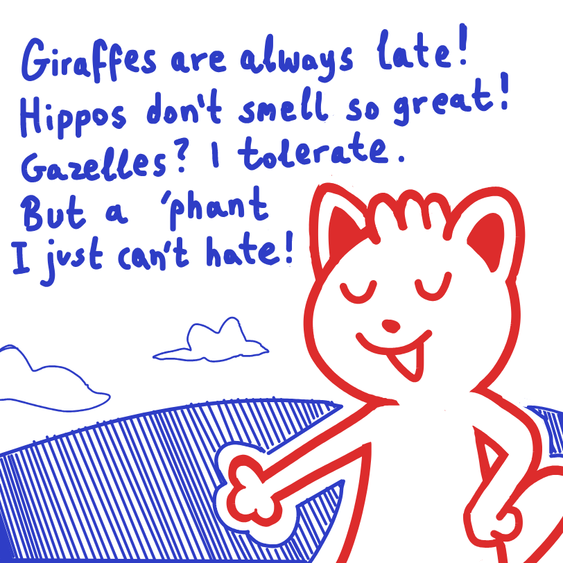 Drawing in rhyming is fun. by 🔲