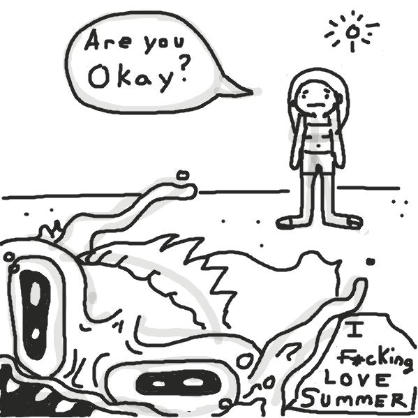 Drawing in Summer by Trilliumdude