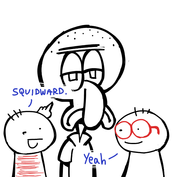 Drawing in DEATH TO PJ by 🔲