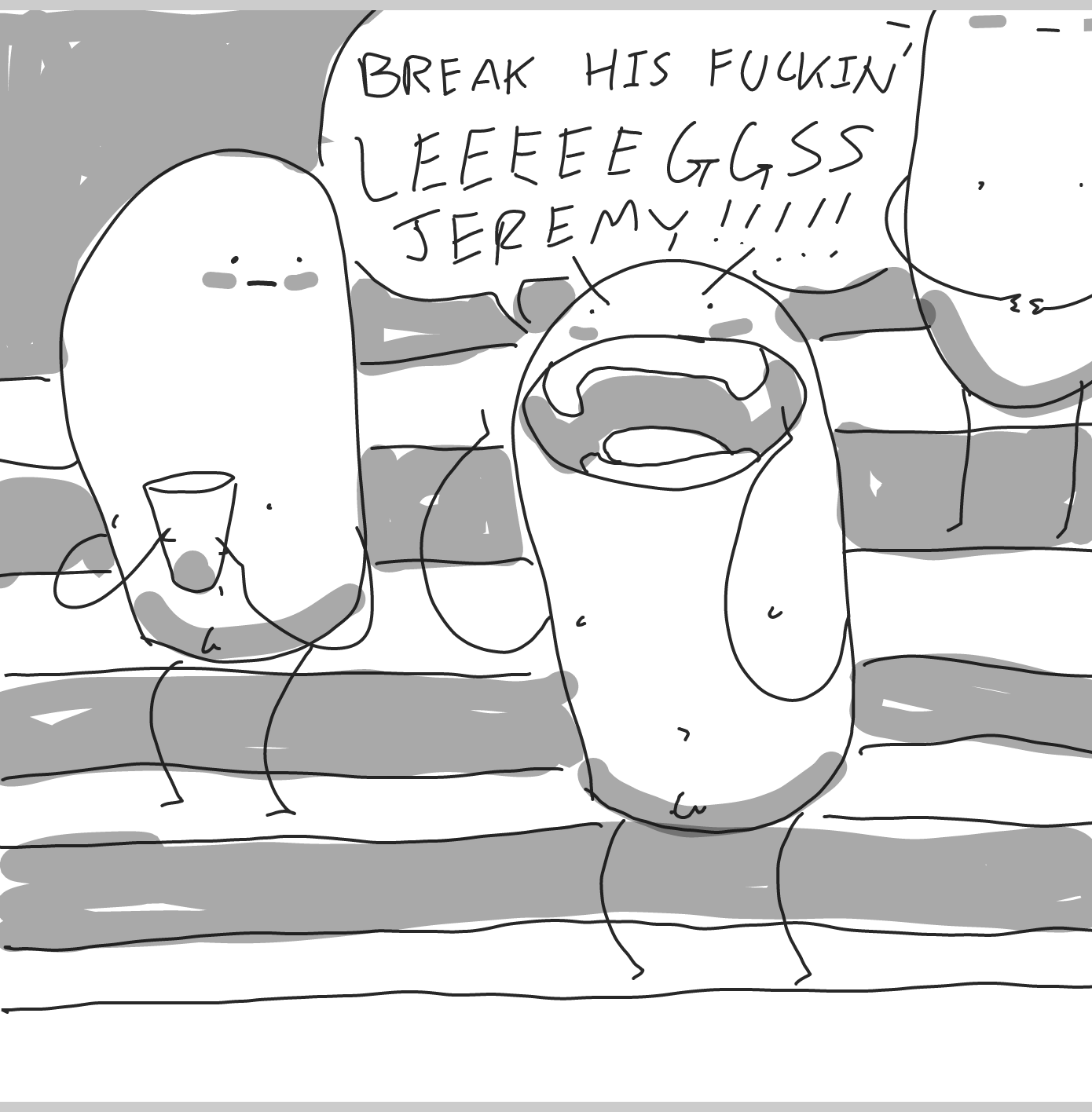  - Online Drawing Game Comic Strip Panel by Potato Man