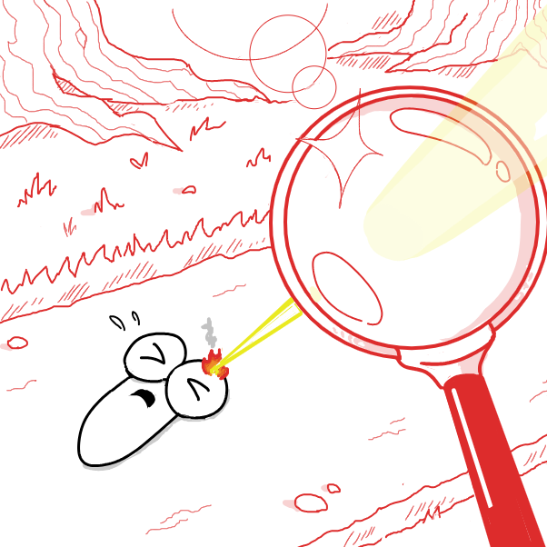 Drawing in DEATH TO PJ by 🔲