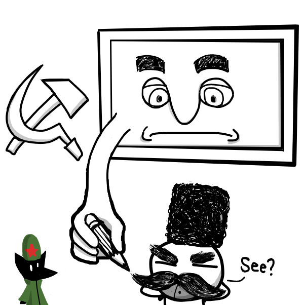 Drawing in DEATH TO PJ by 🔲