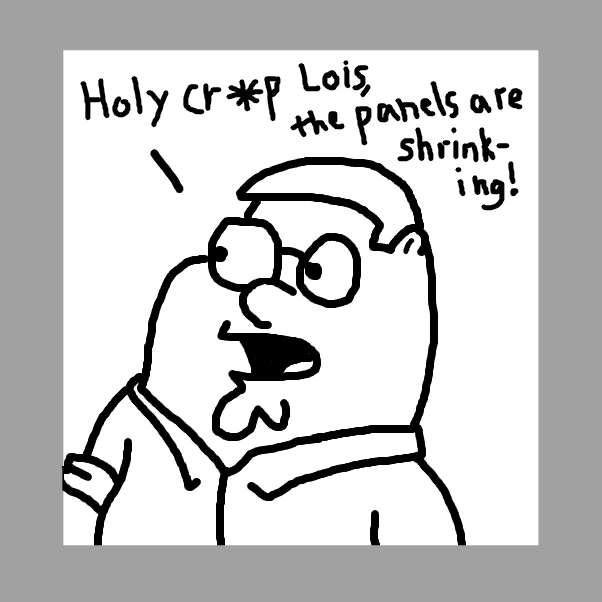 Drawing in Hey Lois, i erased COPPA from past. by JD145
