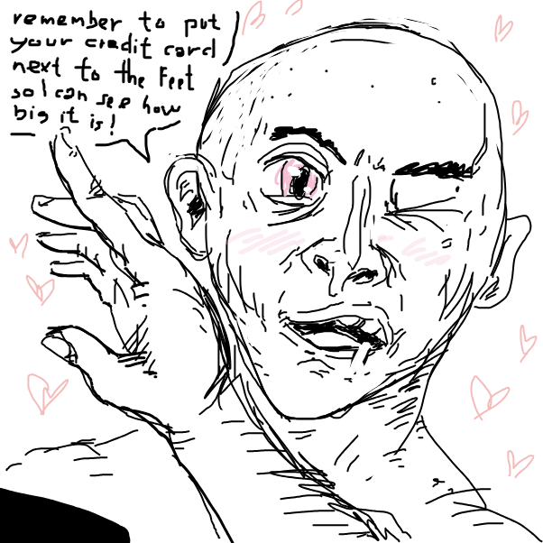 Drawing in f e e t <3 by The Real Peyocay