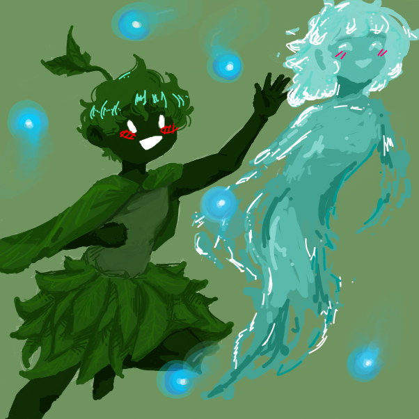 Drawing in fairy's territory by Raq