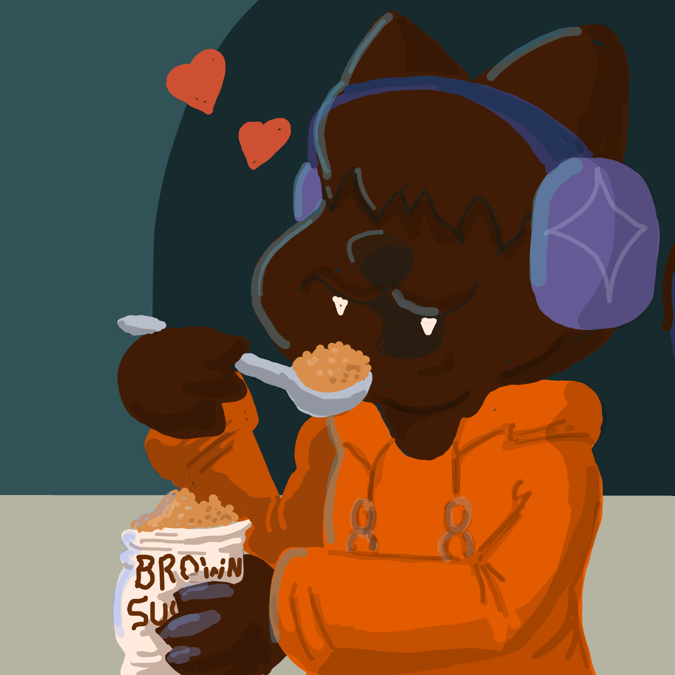 Drawing in You should have heard them, just around midnight by Wizard Croissant