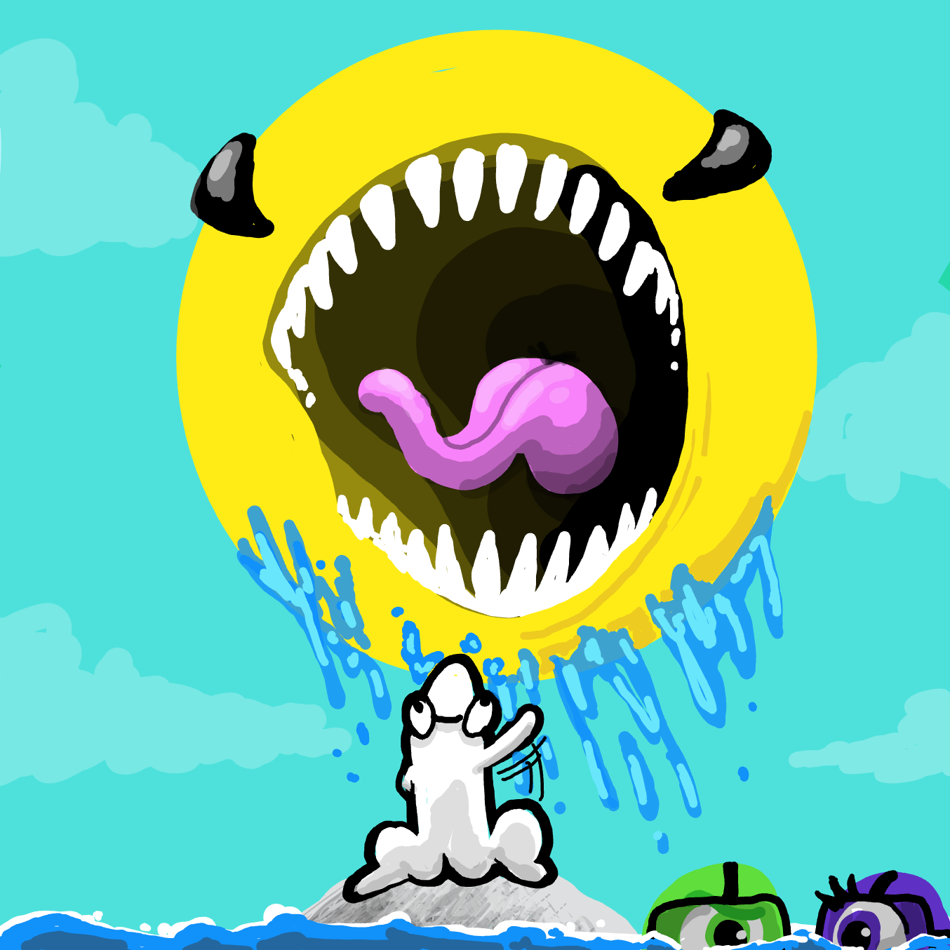  - Online Drawing Game Comic Strip Panel by Wizard Croissant