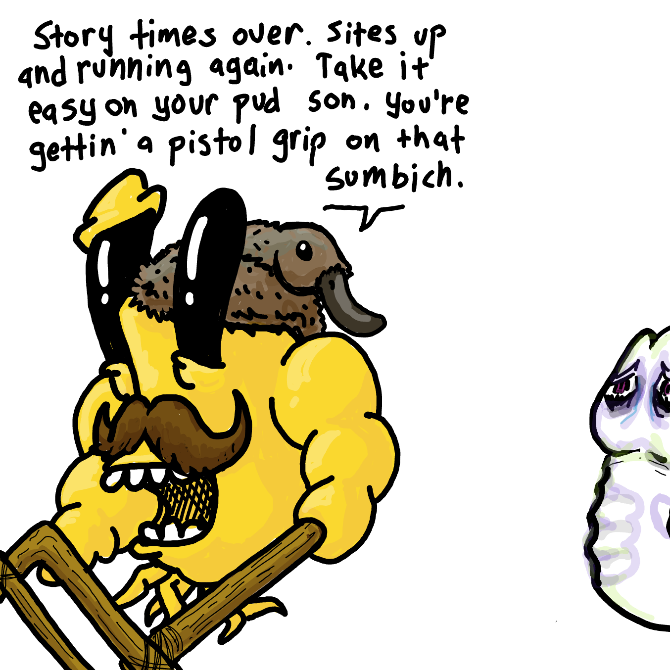 Drawing in The Tell of Paney Jam by Wizard Croissant