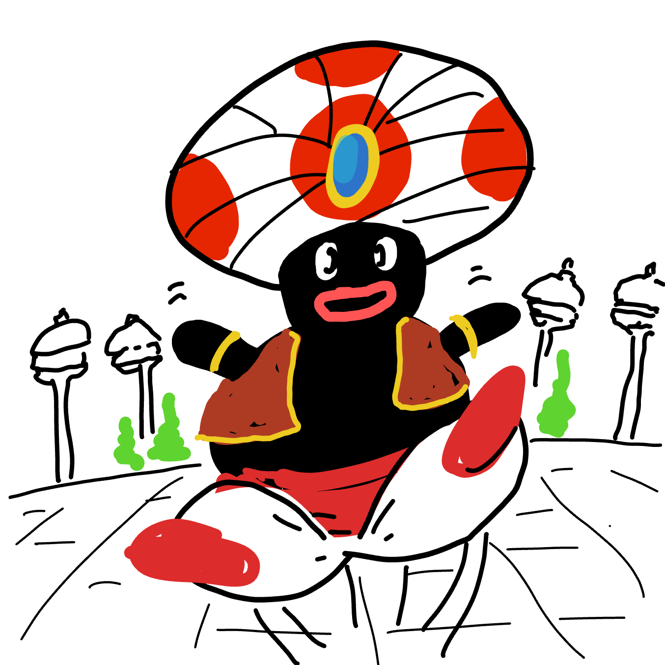  - Online Drawing Game Comic Strip Panel by Wizard Croissant