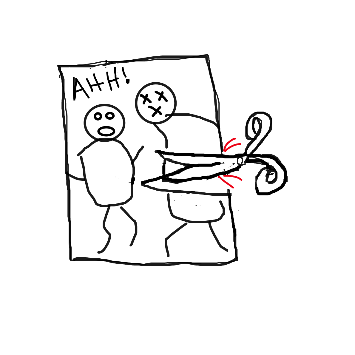  - Online Drawing Game Comic Strip Panel by BeckyShy