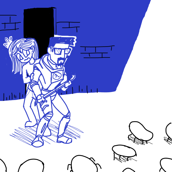  - Online Drawing Game Comic Strip Panel by SeanTrunks