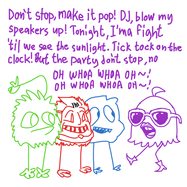 Drawing in My sing monter by SeanTrunks