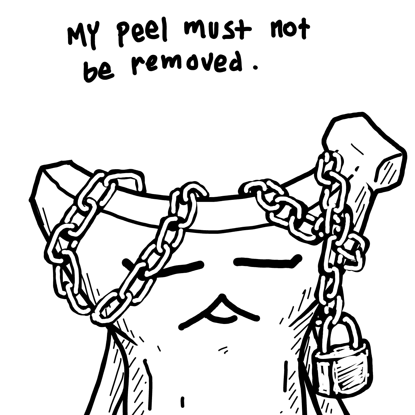 Drawing in Peely from Mushroom garden by Wizard Croissant