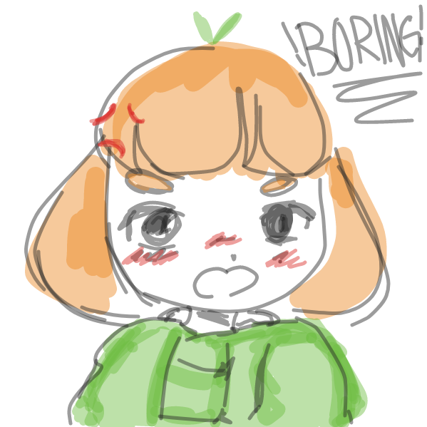 Drawing in Bored by ElaPyon