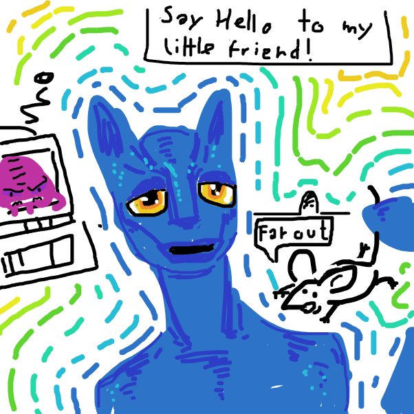 Drawing in dyugs by The Real Peyocay