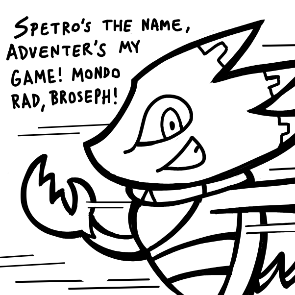 Drawing in The Adventers of spetro by 🔲