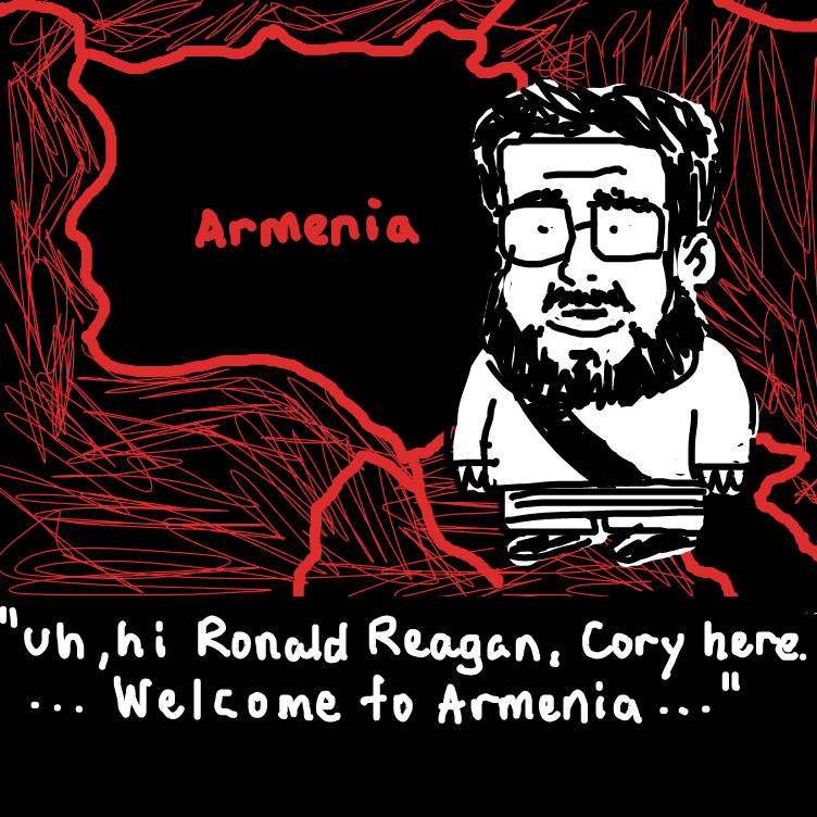Drawing in Armenia flag by nooz