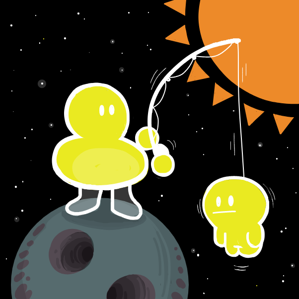 Drawing in fishing by 🔲