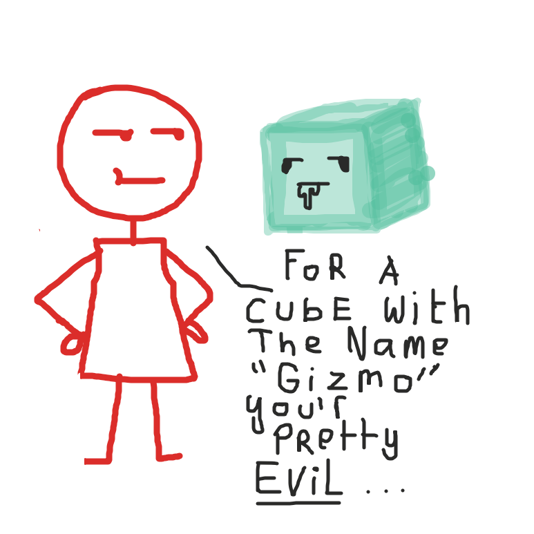 damn gizmo - Online Drawing Game Comic Strip Panel by @Thirza_sketch_book