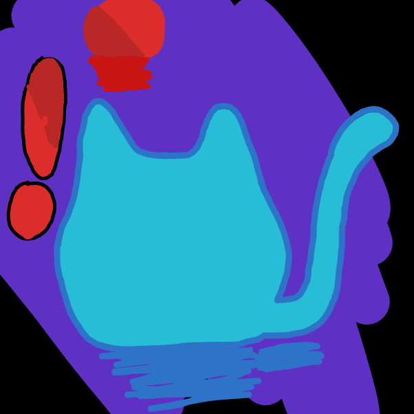 Drawing in toby wonky cat  by ukelele