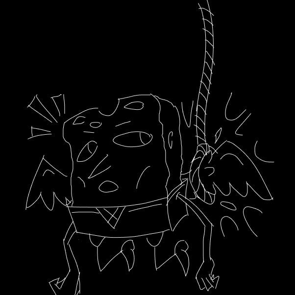 Drawing in Spongebob by SeanTrunks