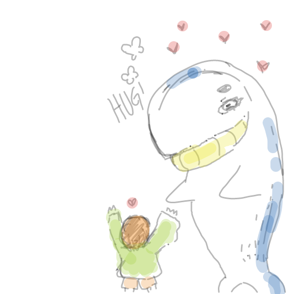 Drawing in Nice whale ever by ElaPyon