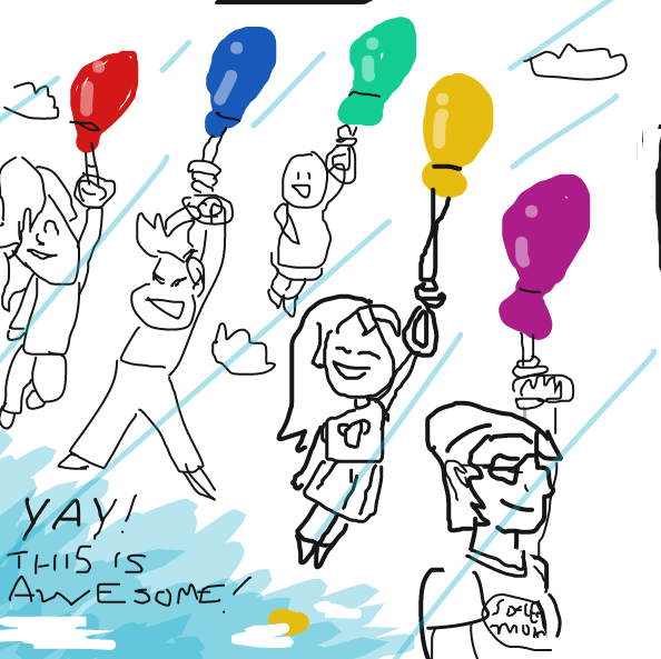 Drawing in THE ADVENTURES OF KAREN AND THE FUCKING KIDS by Vytron