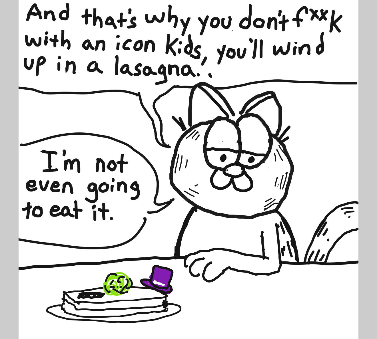 Drawing in This Is The Monday Song by Bite Size Comics 