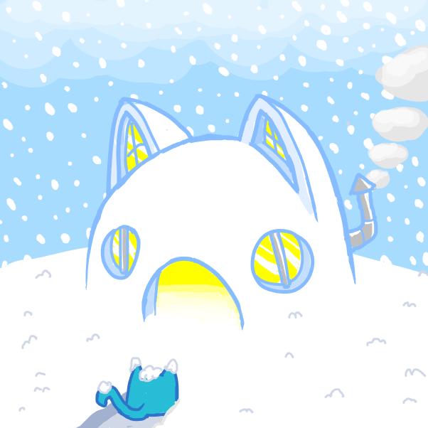 Drawing in Toby wonky cat and friends  by SeanTrunks